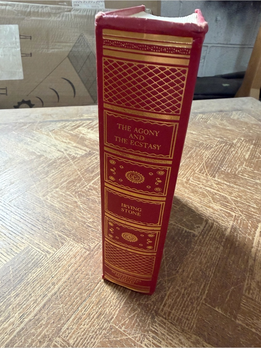 Vintage Classic Book The Agony and The Ecstasy by Irving Stone